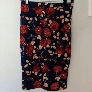 3 for $15 XS LuLaRoe Floral Cassie pencil skirt